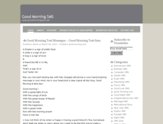 goodmorningsms.net screenshot