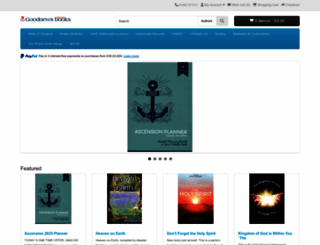 goodnewsbooks.co.uk screenshot