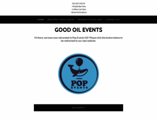goodoilevents.com screenshot
