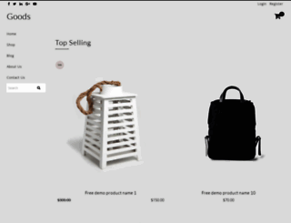 goods-free-responsive-theme.myshopify.com screenshot