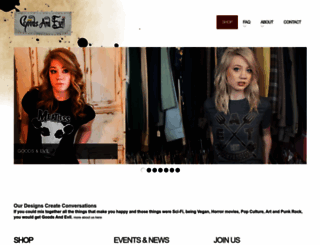 goodsandevil.com screenshot