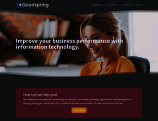 goodspring.com.au screenshot