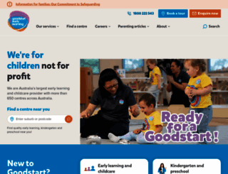 goodstart.edu.au screenshot