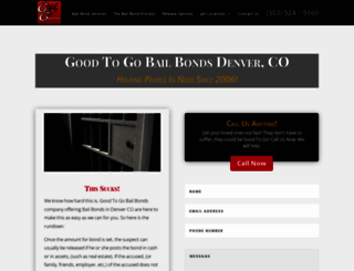 goodtogobailbonds.com screenshot