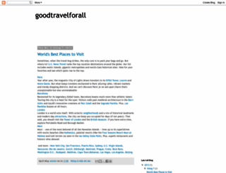 goodtravelforall.blogspot.com screenshot