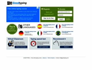 goodtyping.com screenshot