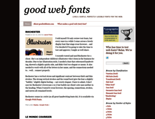 goodwebfonts.com screenshot
