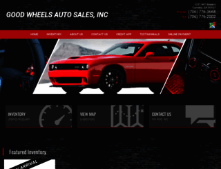 goodwheelsautoga.com screenshot