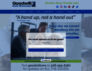 goodwillsms.org screenshot