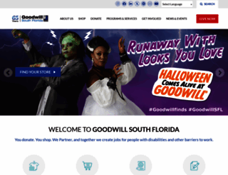 goodwillsouthflorida.org screenshot