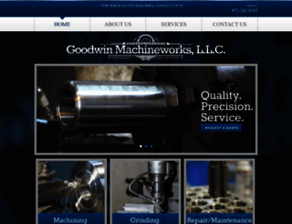 goodwinmachineworks.com screenshot