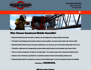 goodwoodmills.com.au screenshot