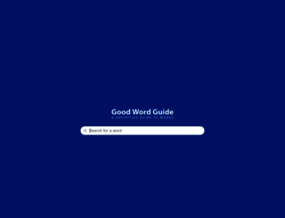 goodwordguide.com screenshot