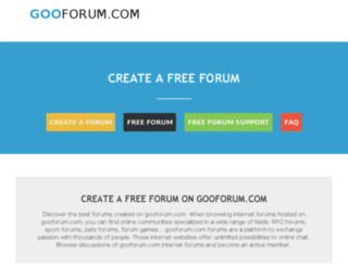 gooforum.com screenshot