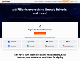 google-docs-alternative.pdffiller.com screenshot