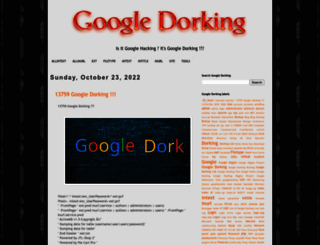google-dorking.com screenshot