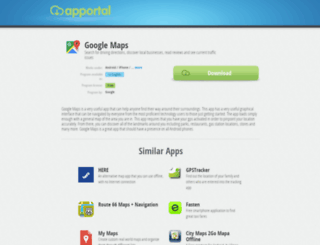 google-maps.apportal.co screenshot