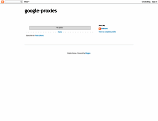 google-proxies.blogspot.com screenshot