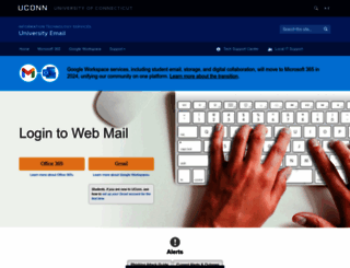 google.uconn.edu screenshot