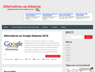 googleadsensealternativas.blogspot.com.br screenshot