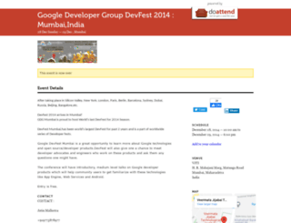 googledevfest2014.doattend.com screenshot