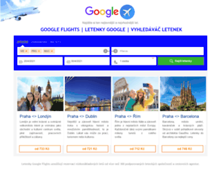 googleflights.cz screenshot