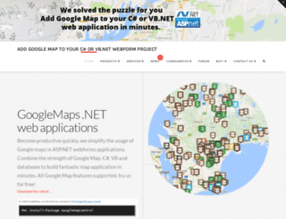 googlemapcontrol.com screenshot