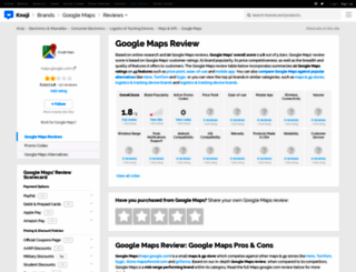 googlemaps.knoji.com screenshot