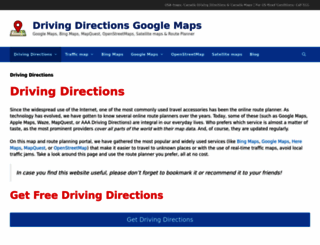 googlemapsdrivingdirections.com screenshot