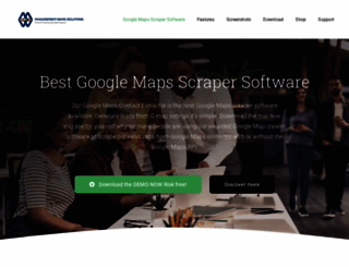 googlemapsscraper.com screenshot