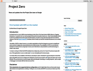 googleprojectzero.blogspot.gr screenshot