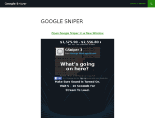 googlesniper-review.org screenshot