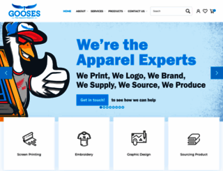 gooses.co.nz screenshot