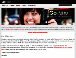 gopano.com screenshot