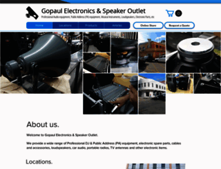gopaulelectronics.com screenshot