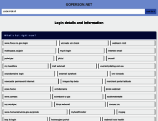 goperson.net screenshot