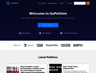 gopetition.com screenshot