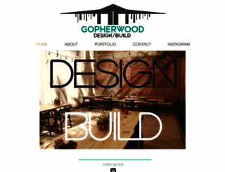 gopherwooddesignbuild.com screenshot