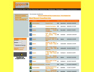 gopost.com.au screenshot