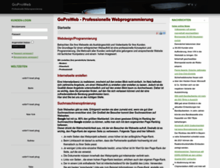 goproweb.de screenshot