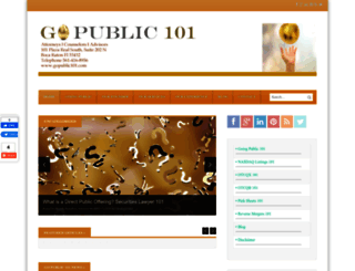 gopublic101.com screenshot
