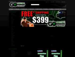 goracingvalves.com screenshot