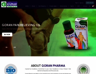 goranpharma.com screenshot