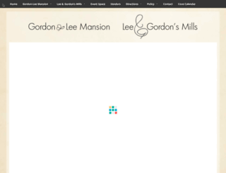gordon-leemansion.com screenshot