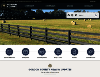 gordoncounty.org screenshot