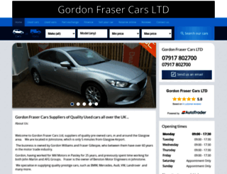 gordonfrasercars.com screenshot