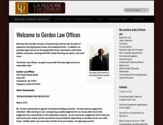 gordonlawoffices.us screenshot