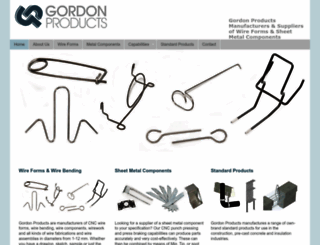 gordonproducts.co.uk screenshot