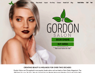 gordonsalon.com screenshot