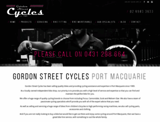 gordonstreetcycles.com.au screenshot